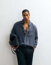 Load image into Gallery viewer, AllSaints Carlyle long sleeve shirt black