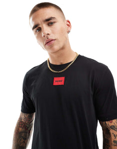 Hugo Diragolino box logo tshirt black