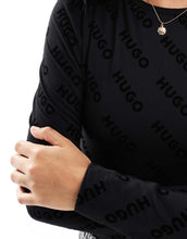 Load image into Gallery viewer, HUGO Bodywear vlocky bodysuit black