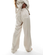 Load image into Gallery viewer, The Couture Club co-ord satin long sleeve set beige