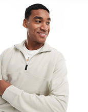 Load image into Gallery viewer, BOSS Orange half zip sweatshirt beige