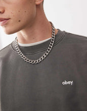 Load image into Gallery viewer, Obey lowercase pigment sweatshirt grey