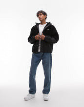 Load image into Gallery viewer, Tommy Jeans teddy fleece jacket black