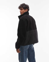 Load image into Gallery viewer, Tommy Jeans teddy fleece jacket black