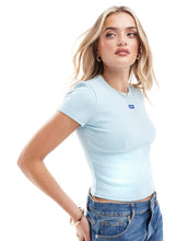 Load image into Gallery viewer, HUGO Blue baby tee blue