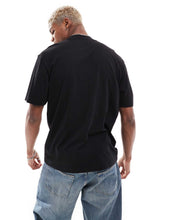 Load image into Gallery viewer, HUGO BLUE relaxed logo tee black