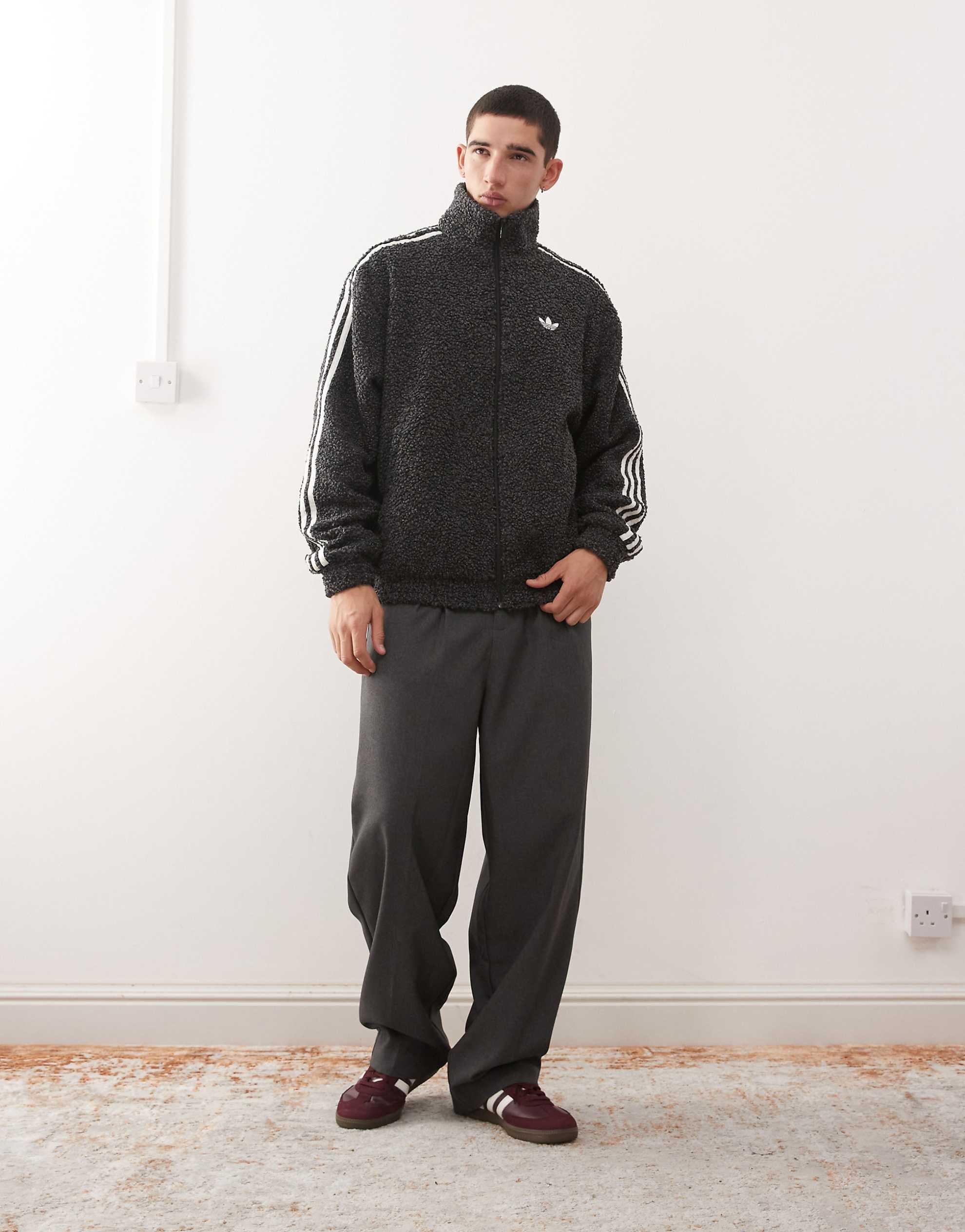 adidas Originals Boucle Firebird track top black