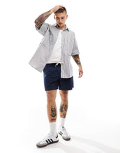 Load image into Gallery viewer, Sixth June oversized stripe shirt blue