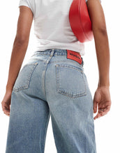 Load image into Gallery viewer, HUGO Red 937 wide leg denim jeans lightwash blue