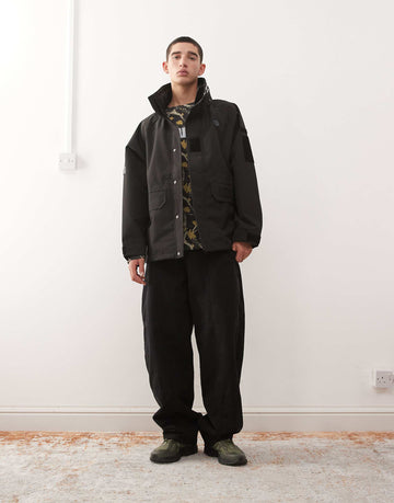 Aape by A Bathing Ape water resistant rain jacket black