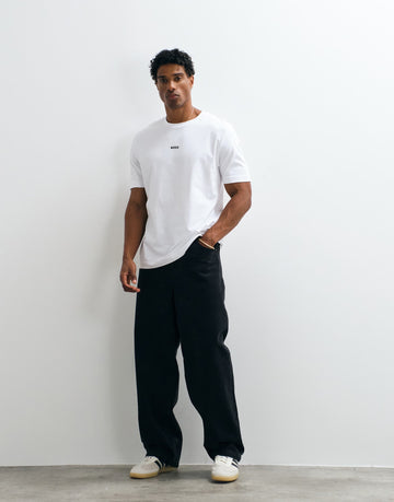 Hugo Boss relaxed fit small graphic t-shirt white.