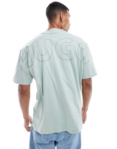 HUGO Blue nouveres relaxed fit t-shirt light green