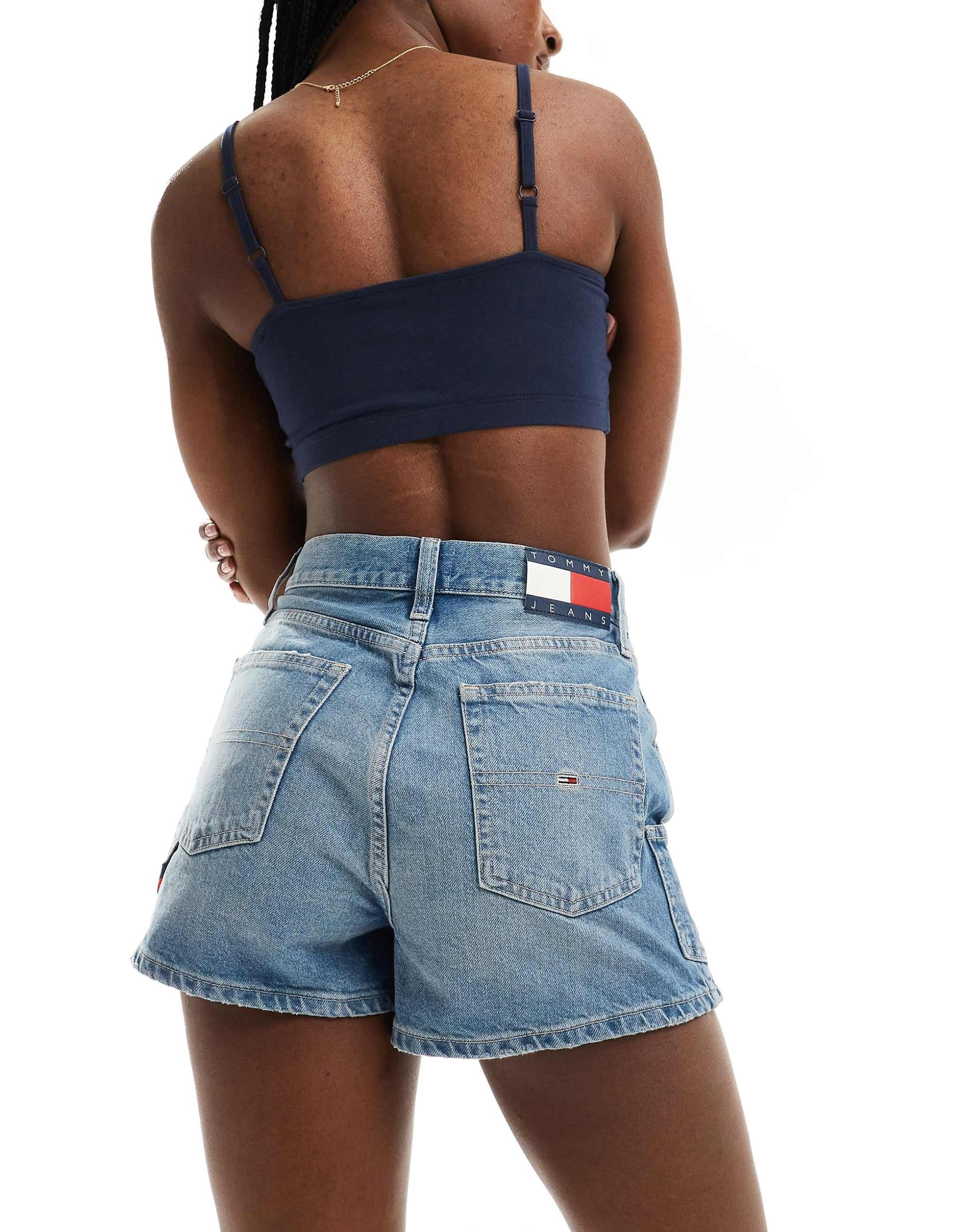 Tommy Jeans denim skort light wash