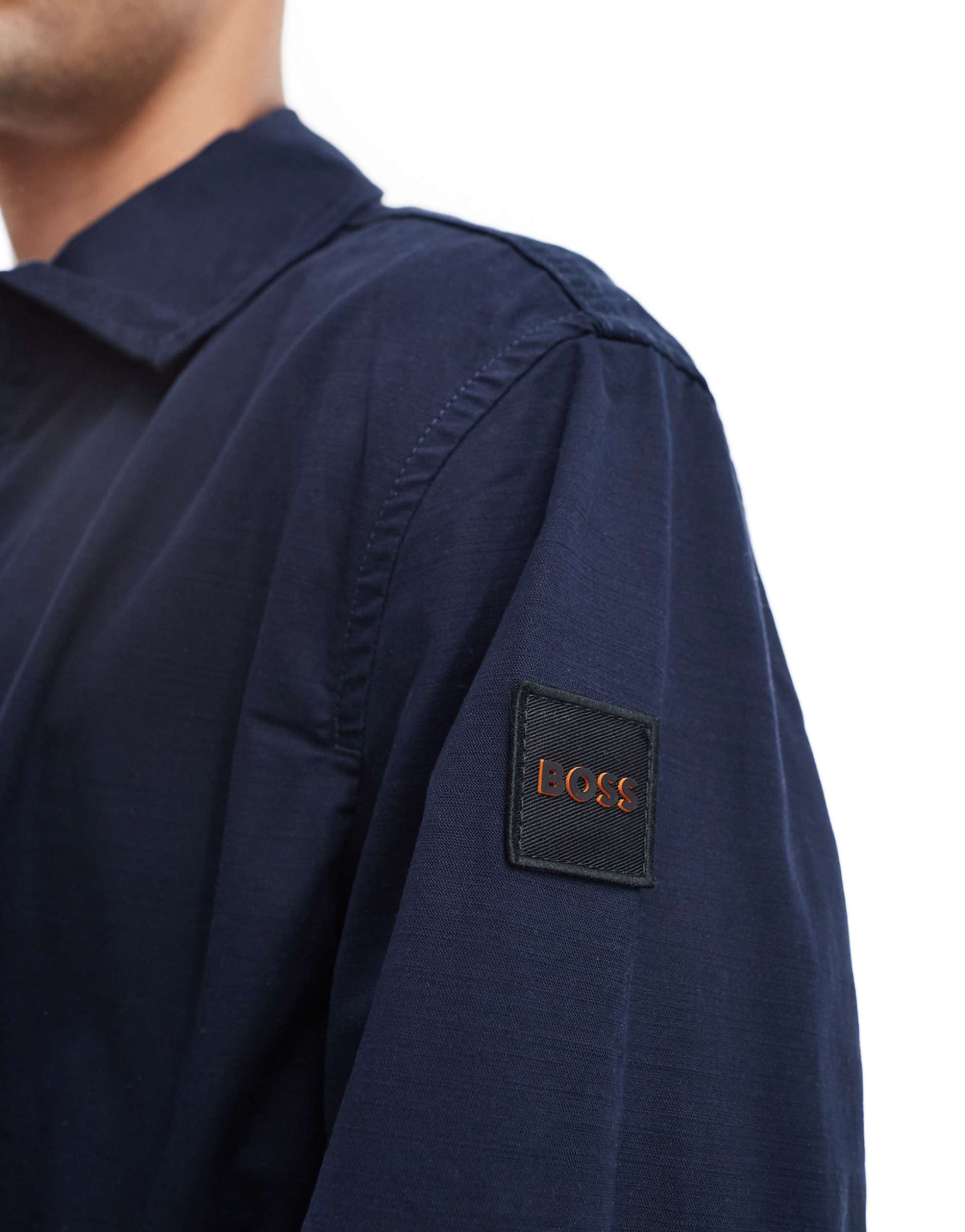 BOSS Orange Ocrush-D jacket navy