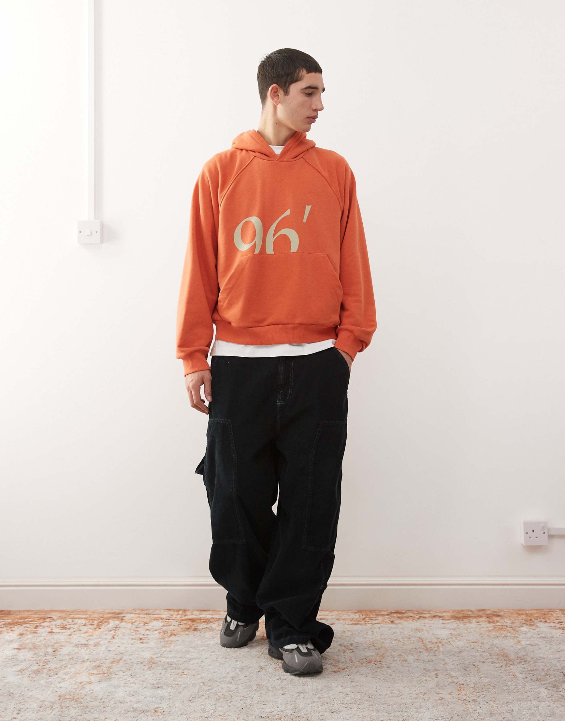 Reclaimed Vintage raglan sleeve oversized hoodie