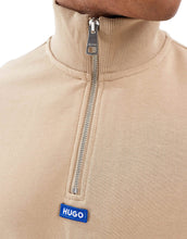 Load image into Gallery viewer, HUGO Blue neeler half zip sweatshirt beige