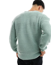 Load image into Gallery viewer, New Look stitch crew neck jumper light khaki