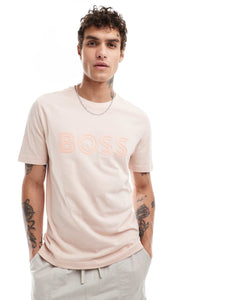 BOSS GREEN tee 1 t-shirt light orange