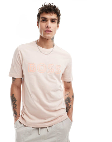 BOSS GREEN tee 1 t-shirt light orange