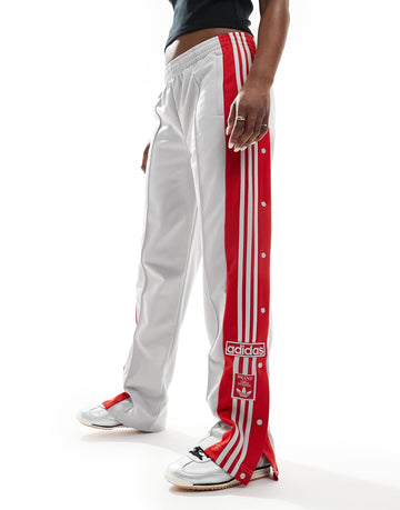 adidas Originals Adibreak track pants grey red