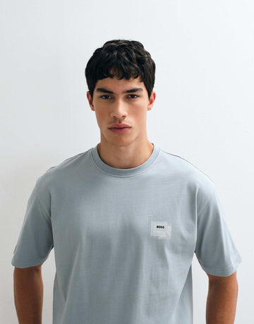 Boss Orange back print t-shirt grey