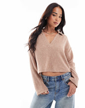 Load image into Gallery viewer, Miss Selfridge sleeve top biscuit