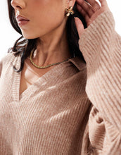 Load image into Gallery viewer, Miss Selfridge sleeve top biscuit