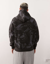 Load image into Gallery viewer, Aape by A Bathing Ape logo zip through hoodie dark grey camo