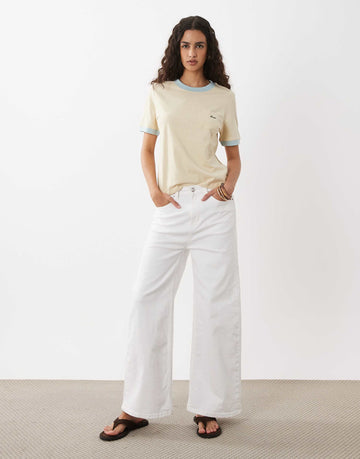 BOSS Orange ezoe relaxed pocket t-shirt light yellow