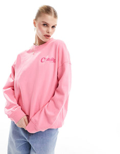 The Couture Club logo hoodie pink