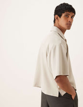 Load image into Gallery viewer, DESIGN 90s oversized boxy shirt scuba beige
