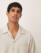 Load image into Gallery viewer, DESIGN 90s oversized boxy shirt scuba beige