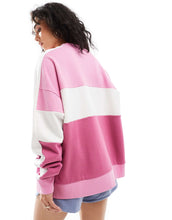 Load image into Gallery viewer, HUGO Blue slouchy knitted jumper pink