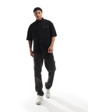 Load image into Gallery viewer, DESIGN 90's oversized shirt zip black