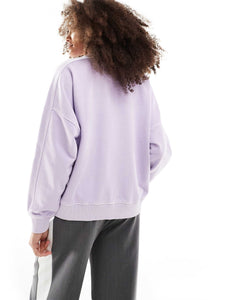 Boss oversized sweat lilac