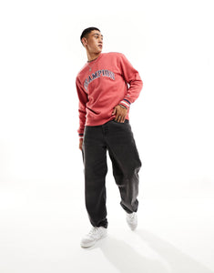 Champion Rochester crew neck sweat red