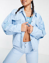 Load image into Gallery viewer, adidas Originals denim jacket blue