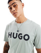 Load image into Gallery viewer, HUGO Red dulivio t-shirt light blue