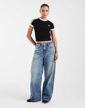 Load image into Gallery viewer, adidas Originals knitted t-shirt black
