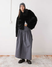 Load image into Gallery viewer, Monki short faux fur jacket black