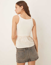Load image into Gallery viewer, adidas Originals crochet 3 tank top off white
