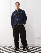 Load image into Gallery viewer, Obey opena jacket rinse indigo