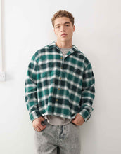 Load image into Gallery viewer, Obey bigwig hugo check shirt green