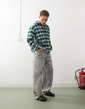 Load image into Gallery viewer, Obey bigwig hugo check shirt green