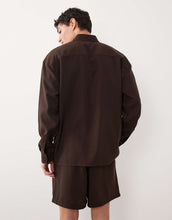 Load image into Gallery viewer, New Look co-ord linen look shirt, trousers shorts brown
