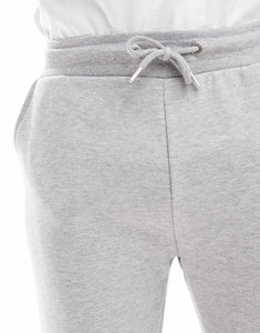 DTT overhead hoodie & jogger tracksuit set in light grey marl