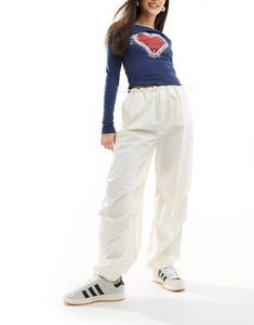 HUGO Blue trousers white