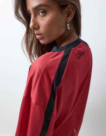 DESIGN Disney airtex mesh oversized t-shirt varsity