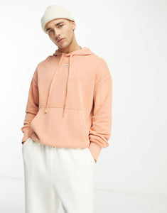 HUGO Darez hoodie washed orange