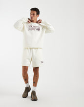 Load image into Gallery viewer, New Balance reimagined graphic fleece sweatshirt off white